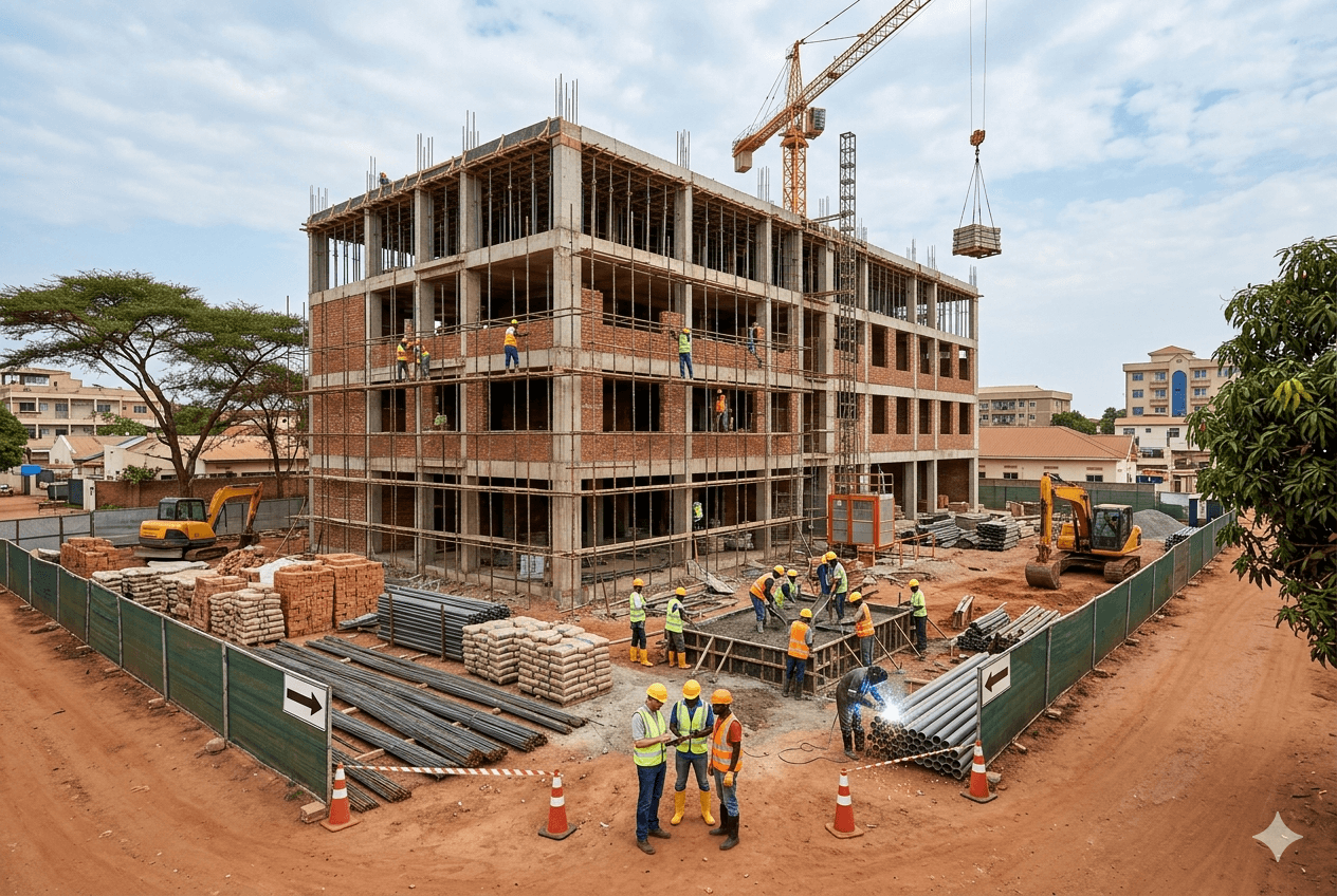 Construction site representing construction and renovation support